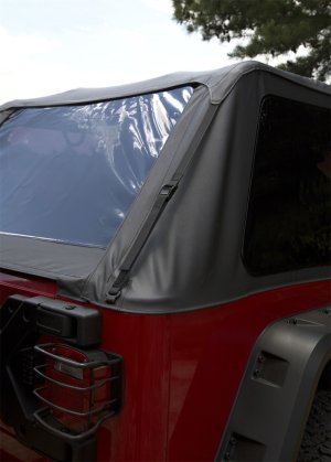 Jeep Wrangler Unlimited LJ Soft Top - Rugged Ridge - Montana Bowless - Black Diamond - `04-`06